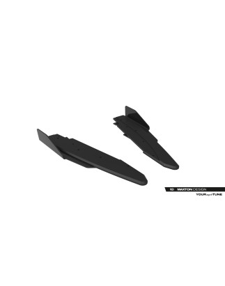 Splitters posteriori laterali Street Pro + Flaps Ford Mustang Dark Horse Mk7 (Cod. M-FOMU7DHCNC-RSD1