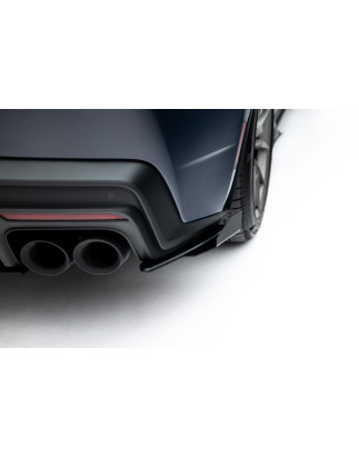 Splitters posteriori laterali Street Pro + Flaps Ford Mustang Dark Horse Mk7 (Cod. M-FOMU7DHCNC-RSD1