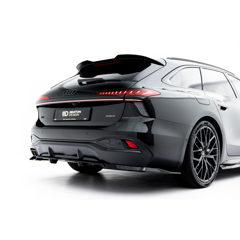 Splitter posteriore (con barre verticali) V.1 Audi A6 S-Line C9 (Cod. M-AU-A6-C9-SLINE-RD1G+RD3G)