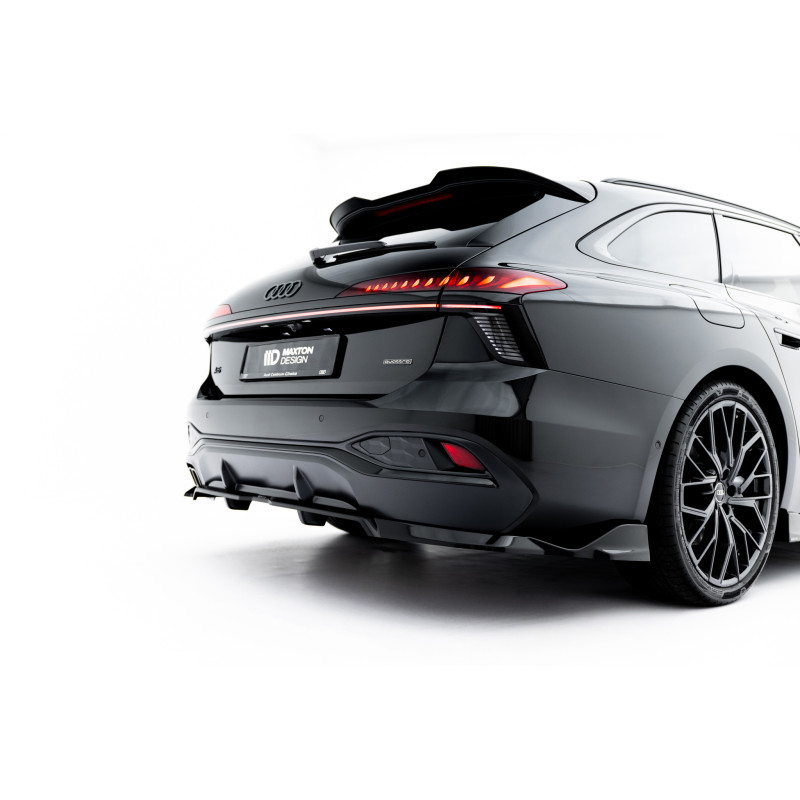 Splitter posteriore (con barre verticali) V.2 Audi A6 S-Line C9 (Cod. M-AU-A6-C9-SLINE-RD2G+RD3G)