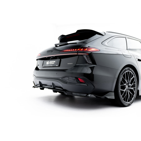 Splitter posteriore (con barre verticali) V.2 Audi A6 S-Line C9 (Cod. M-AU-A6-C9-SLINE-RD2G+RD3G)