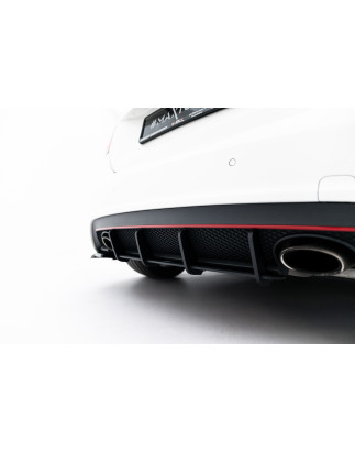 DIFFUSORE POSTERIORE street pro Mercedes-Benz A  AMG-Line W176 (Cod. M-MEA176AMGLINECNC-RS1B)
