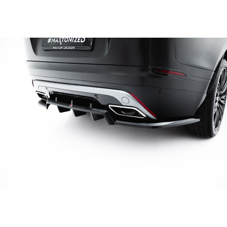 Splitter posteriore (con barre verticali) V.3 Land Rover Range Rover Velar R-Dynamic Mk1 (Cod. M-LR-