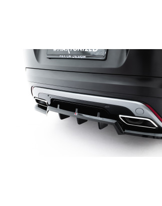 Splitter posteriore (con barre verticali) V.3 Land Rover Range Rover Velar R-Dynamic Mk1 (Cod. M-LR-