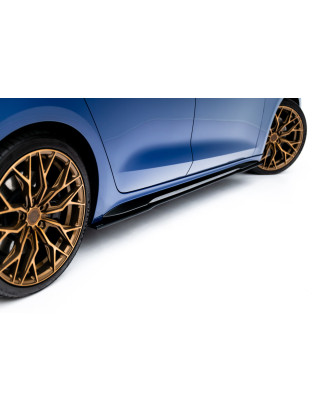 Diffusori minigonne street pro Audi A5 S-Line / S5 berlina / Avant B10 (Cod. M-AUA53SLINECNC-SD1BRB)