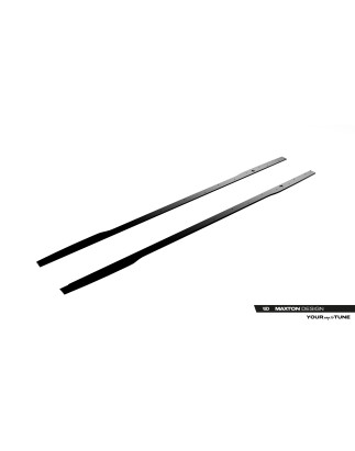 Diffusori minigonne street pro Audi A5 S-Line / S5 berlina / Avant B10 (Cod. M-AUA53SLINECNC-SD1BRB)