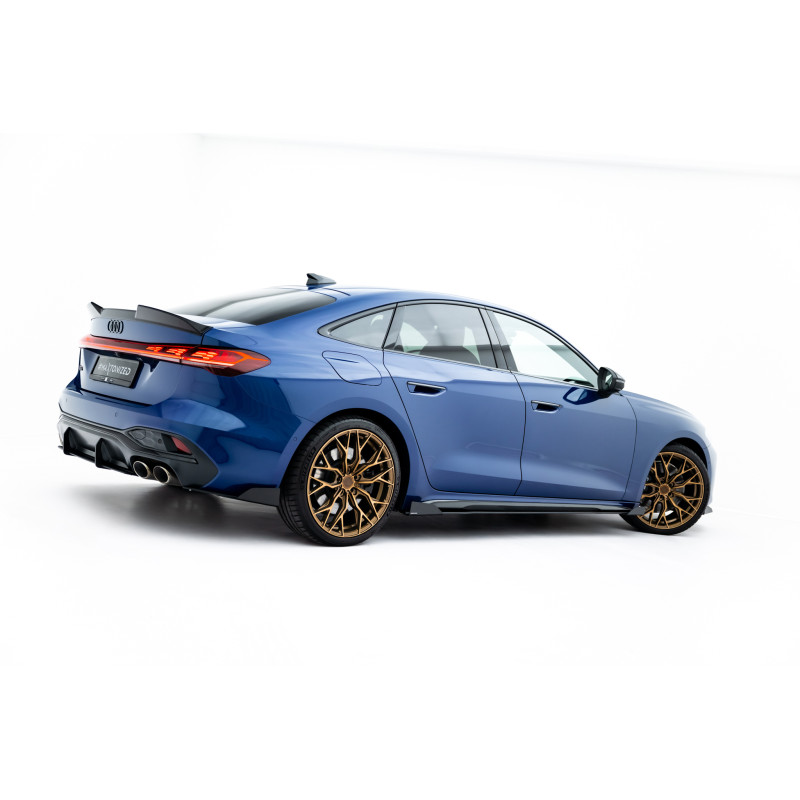 Diffusori minigonne street pro + Flaps Audi A5 S-Line / S5 berlina / Avant B10 (Cod. M-AUA53SLINECNC