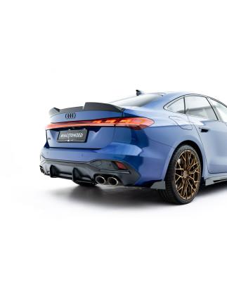 Splitters posteriori laterali Street Pro + Flaps Audi S5 berlina / Avant B10 (Cod. M-AUS53CNC-RSD1B+