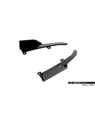 Splitters posteriori laterali Street Pro + Flaps Audi S5 berlina / Avant B10 (Cod. M-AUS53CNC-RSD1BR