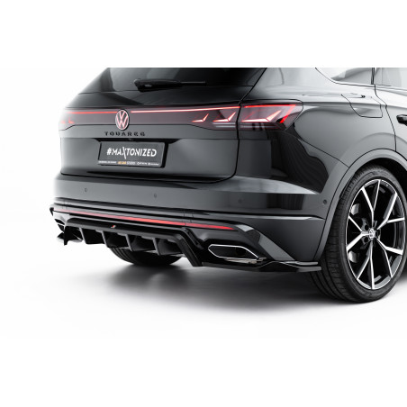 Splitter posteriore (con barre verticali) Volkswagen Touareg R-Line Mk3 Facelift (Cod. M-VW-TO-3F-RL
