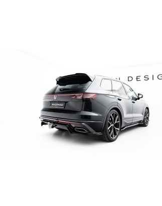 Splitter posteriore (con barre verticali) Volkswagen Touareg R-Line Mk3 Facelift (Cod. M-VW-TO-3F-RL