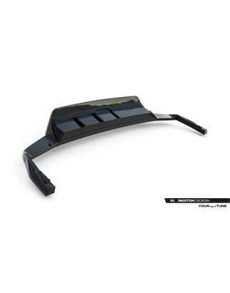 Splitter posteriore (con barre verticali) Volkswagen Touareg R-Line Mk3 Facelift (Cod. M-VW-TO-3F-RL