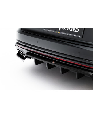 Splitters Set Volkswagen Touareg R-Line Mk3 Facelift (Cod. M-VW-TO-3F-RLINE-SET)