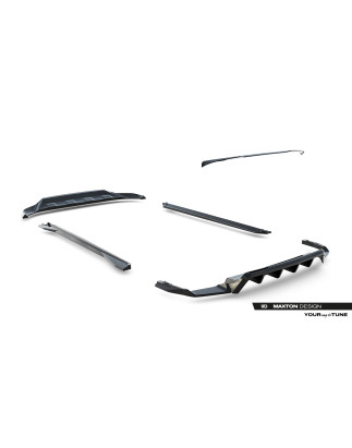Splitters Set Volkswagen Touareg R-Line Mk3 Facelift (Cod. M-VW-TO-3F-RLINE-SET)