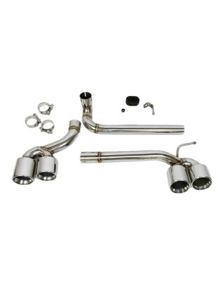 Scarico BMW E90 / E92 Look M3, 2 uscite di scarico originali (Cod. E-SIL0105)