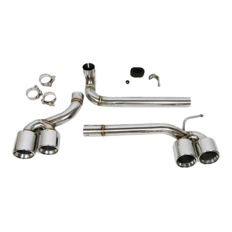 Scarico BMW E90 / E92 Look M3, 2 uscite di scarico originali (Cod. E-SIL0105)