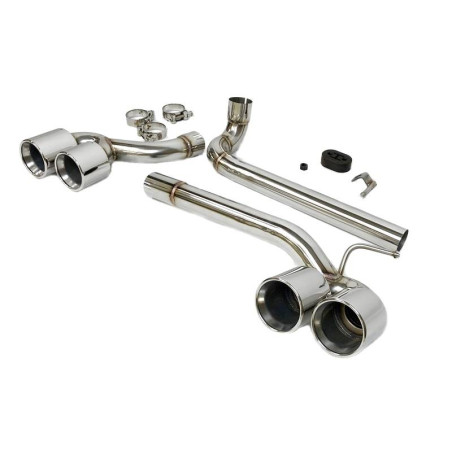Scarico BMW E90 / E92 Look M3, 2 uscite di scarico originali (Cod. E-SIL0105)