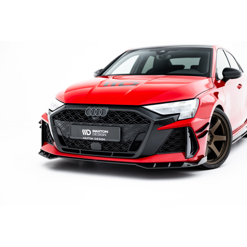 Splitter anteriore in carbonio  Audi RS3 berlina / Sportback 8Y Facelift (Cod. M-CF-AU-RS3-8YF-FD1-2