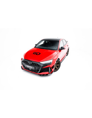 Splitter anteriore in carbonio  Audi RS3 berlina / Sportback 8Y Facelift (Cod. M-CF-AU-RS3-8YF-FD1-2