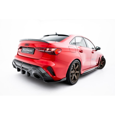  Diffusore posteriore in fibra di carbonio Audi RS3 berlina 8Y Facelift (Cod. M-CF-AU-RS3-8YF-RS1-24