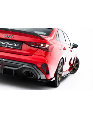  Diffusore posteriore in fibra di carbonio Audi RS3 berlina 8Y Facelift (Cod. M-CF-AU-RS3-8YF-RS1-24