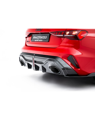  Diffusore posteriore in fibra di carbonio Audi RS3 berlina 8Y Facelift (Cod. M-CF-AU-RS3-8YF-RS1-24