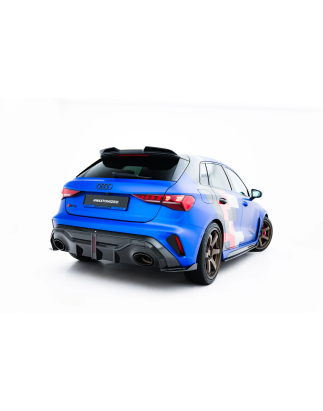  Diffusore posteriore in fibra di carbonio Audi RS3 berlina 8Y Facelift (Cod. M-CF-AU-RS3-8YF-RS1-24
