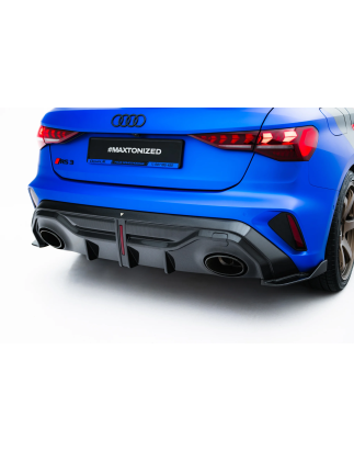  Diffusore posteriore in fibra di carbonio Audi RS3 berlina 8Y Facelift (Cod. M-CF-AU-RS3-8YF-RS1-24