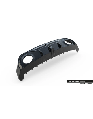  Diffusore posteriore in fibra di carbonio Audi RS3 berlina 8Y Facelift (Cod. M-CF-AU-RS3-8YF-RS1-24