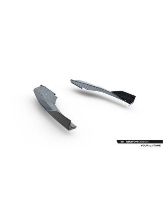  Splitters posteriori laterali in fibra di carbonio Audi RS3 berlina 8Y Facelift (Cod. M-CF-AU-RS3-8