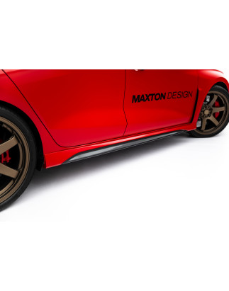Minigonne in carbonio  V.2 Audi RS3 berlina / Sportback 8Y / 8Y Facelift (Cod. M-CF-AU-RS3-8YF-SD2-2