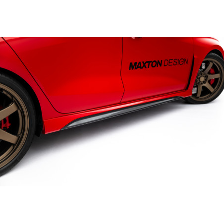 Minigonne in carbonio  V.2 Audi RS3 berlina / Sportback 8Y / 8Y Facelift (Cod. M-CF-AU-RS3-8YF-SD2-2