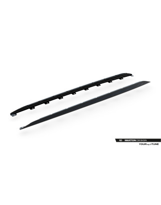 Minigonne in carbonio  V.2 Audi RS3 berlina / Sportback 8Y / 8Y Facelift (Cod. M-CF-AU-RS3-8YF-SD2-2