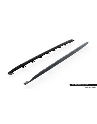Minigonne in carbonio  V.2 Audi RS3 berlina / Sportback 8Y / 8Y Facelift (Cod. M-CF-AU-RS3-8YF-SD2-2