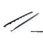 Minigonne in carbonio  V.2 Audi RS3 berlina / Sportback 8Y / 8Y Facelift (Cod. M-CF-AU-RS3-8YF-SD2-2