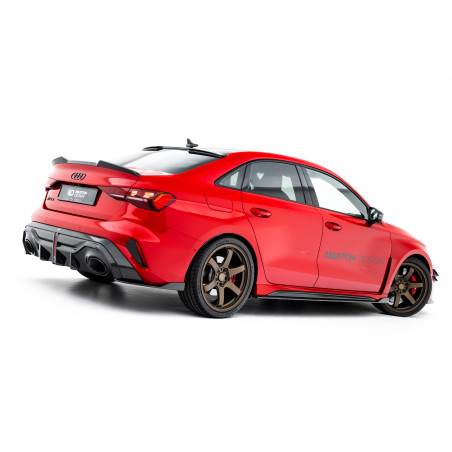 Minigonne in carbonio  V.1 Audi RS3 berlina / Sportback 8Y / 8Y Facelift (Cod. M-CF-AU-RS3-8YF-SD1-2