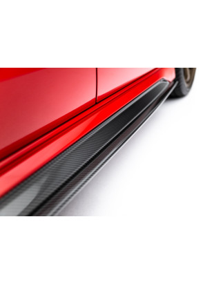 Minigonne in carbonio  V.1 Audi RS3 berlina / Sportback 8Y / 8Y Facelift (Cod. M-CF-AU-RS3-8YF-SD1-2