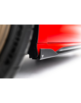 Minigonne in carbonio  V.1 Audi RS3 berlina / Sportback 8Y / 8Y Facelift (Cod. M-CF-AU-RS3-8YF-SD1-2