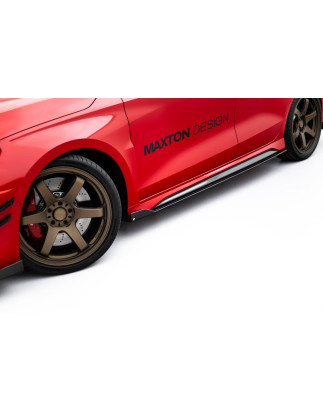 Minigonne in carbonio  V.1 Audi RS3 berlina / Sportback 8Y / 8Y Facelift (Cod. M-CF-AU-RS3-8YF-SD1-2