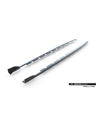 Minigonne in carbonio  V.1 Audi RS3 berlina / Sportback 8Y / 8Y Facelift (Cod. M-CF-AU-RS3-8YF-SD1-2