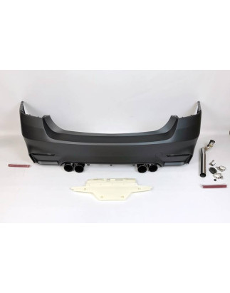 Paraurti Posteriori BMW F30 Look M3 2 Scarico, Scarico (Cod. E-TCB62070103)