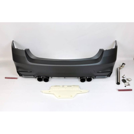 Paraurti Posteriori BMW F30 Look M3 2 Scarico, Scarico (Cod. E-TCB62070103)