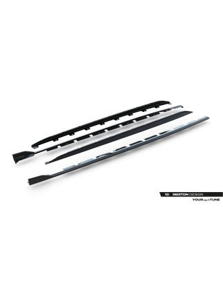 Minigonne in carbonio Audi RS3 berlina 8Y Facelift (Cod. M-CF-AU-RS3-8YF-SD1+SD2-245-P)