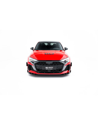 Splitters Set in carbonio Audi RS3 berlina 8Y Facelift (Cod. M-CF-AU-RS3-8YF-SET)