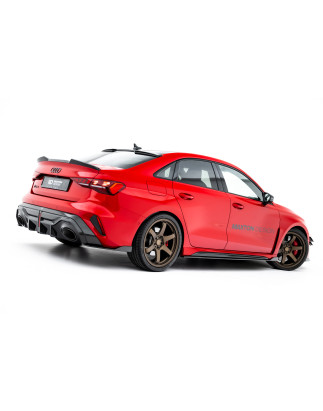 Splitters Set in carbonio Audi RS3 berlina 8Y Facelift (Cod. M-CF-AU-RS3-8YF-SET)