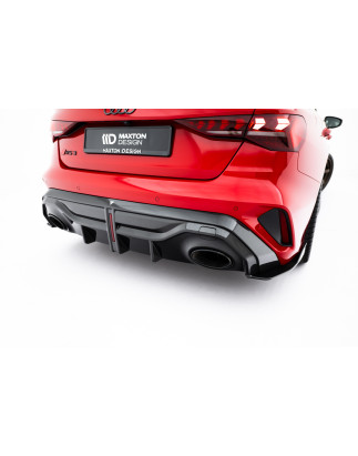 Splitters Set in carbonio Audi RS3 berlina 8Y Facelift (Cod. M-CF-AU-RS3-8YF-SET)