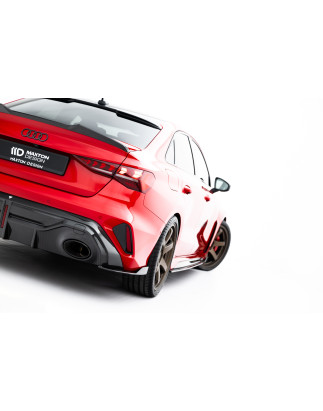 Splitters Set in carbonio Audi RS3 berlina 8Y Facelift (Cod. M-CF-AU-RS3-8YF-SET)