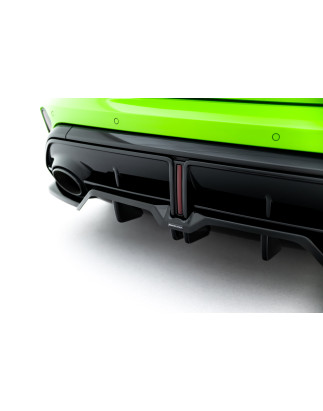 Splitter posteriore (con barre verticali) V.2 Audi RS3 Sportback 8Y Facelift (Cod. M-AU-RS3-8YF-SB-R