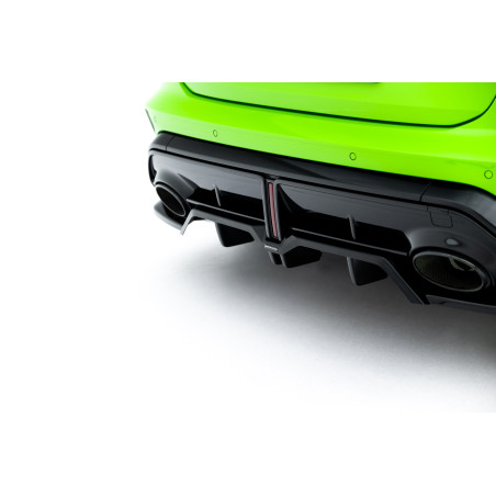 Splitter posteriore (con barre verticali) V.3 Audi RS3 Sportback 8Y Facelift (Cod. M-AU-RS3-8YF-SB-R