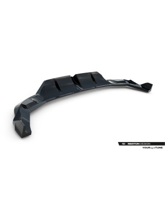 Splitter posteriore (con barre verticali) V.3 Audi RS3 Sportback 8Y Facelift (Cod. M-AU-RS3-8YF-SB-R